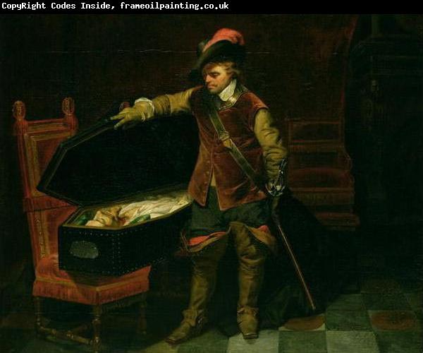 Paul Delaroche Cromwell and the corpse of Charles I
